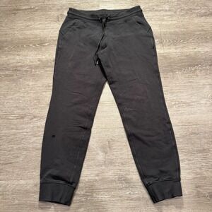Lululemon Pants Womens 10 Black Ready to‎ Fleece Jogger Sweat 30x28 Lounge Adult